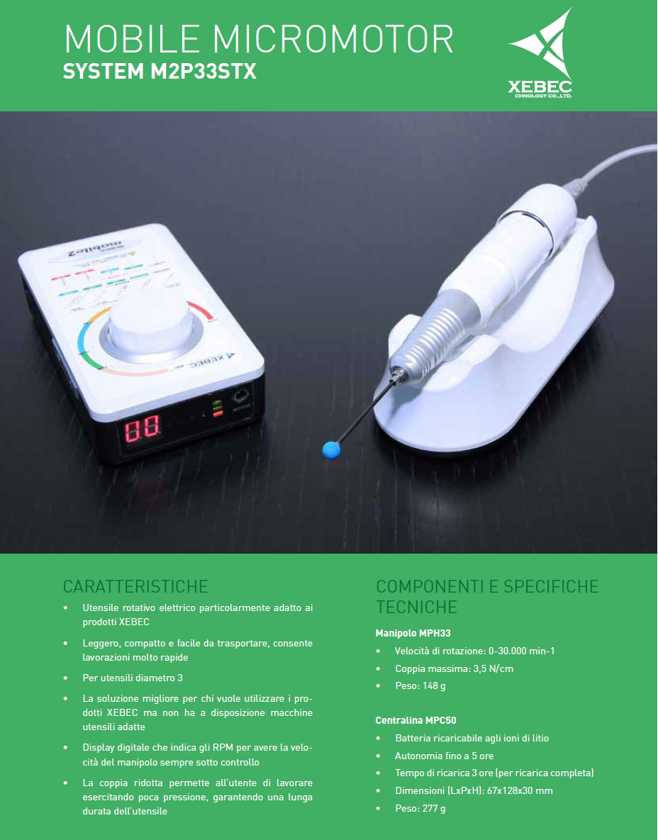 XEBEC MOBILE MICROMOTOR SYSTEM